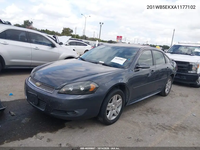 2010 CHEVROLET IMPALA VIN 2G1WB5EKXA1177102 — фото 2