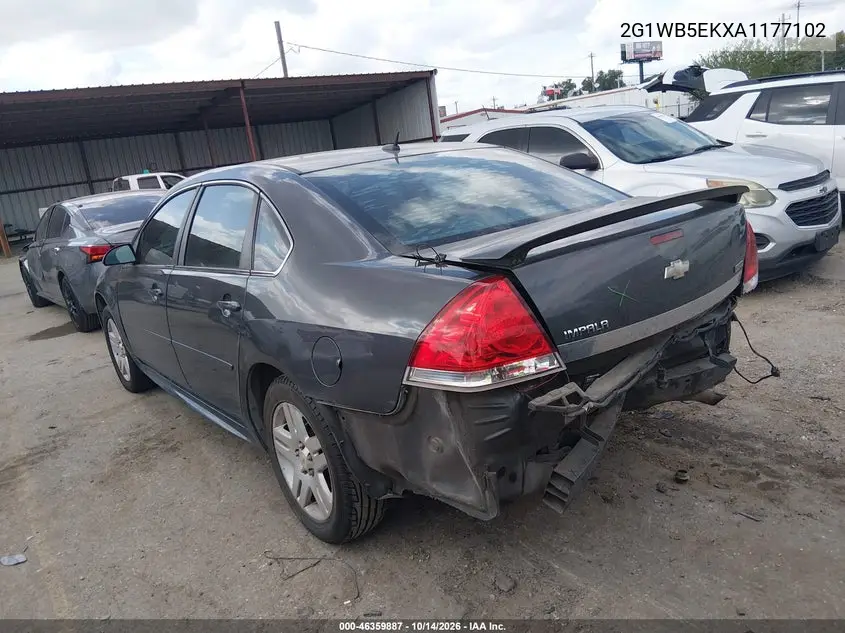 2010 CHEVROLET IMPALA VIN 2G1WB5EKXA1177102 — фото 3