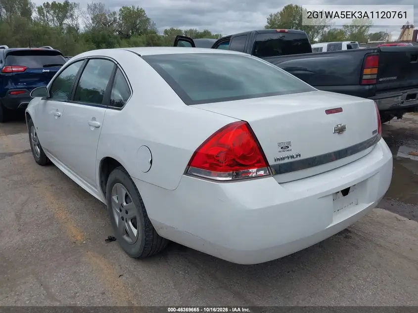 2010 CHEVROLET IMPALA VIN 2G1WA5EK3A1120761 — фото 3