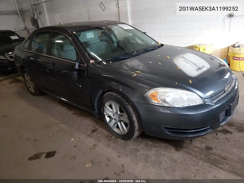 CHEVROLET IMPALA 2010, VIN 2G1WA5EK3A1199252