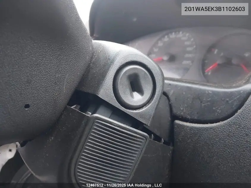 2011 CHEVROLET IMPALA VIN 2G1WA5EK3B1102603 — фото 11