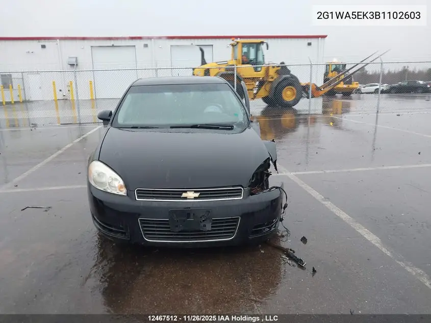 2011 CHEVROLET IMPALA VIN 2G1WA5EK3B1102603 — фото 12