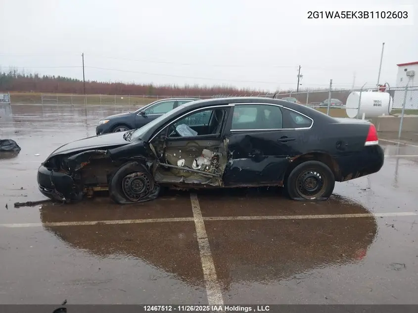 2011 CHEVROLET IMPALA VIN 2G1WA5EK3B1102603 — фото 14