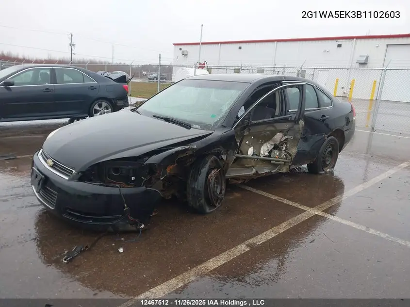 2011 CHEVROLET IMPALA VIN 2G1WA5EK3B1102603 — фото 21