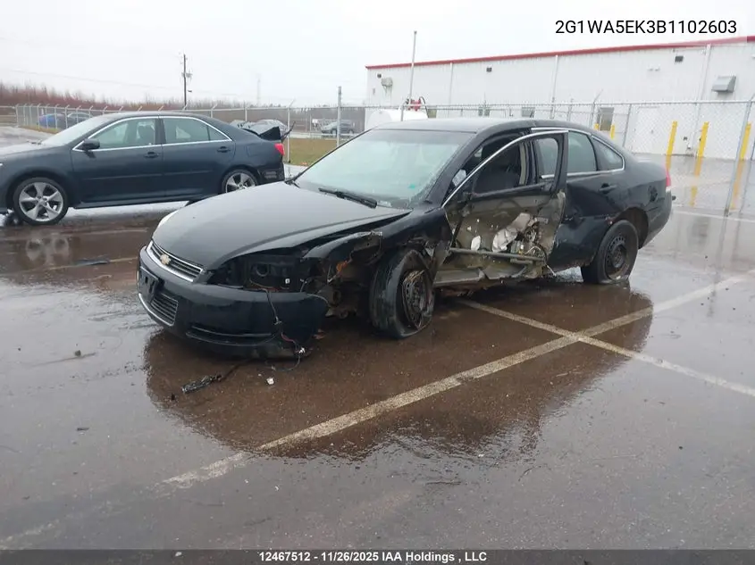 2011 CHEVROLET IMPALA VIN 2G1WA5EK3B1102603 — фото 6