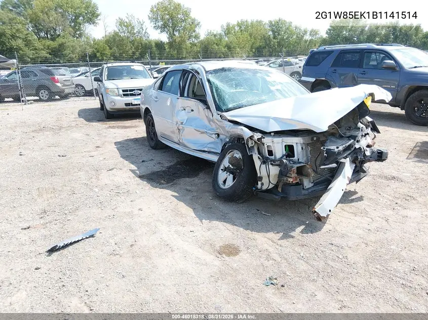 CHEVROLET IMPALA 2011, VIN 2G1WA5EK1B1141514