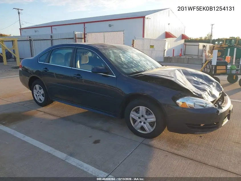 CHEVROLET IMPALA 2011, VIN 2G1WF5EK0B1254131