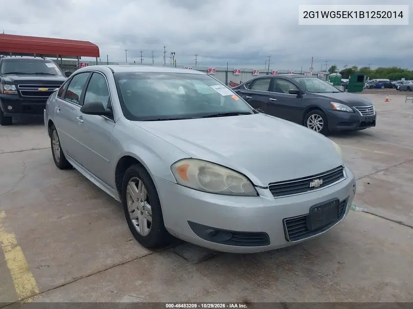 CHEVROLET IMPALA 2011, VIN 2G1WG5EK1B1252014