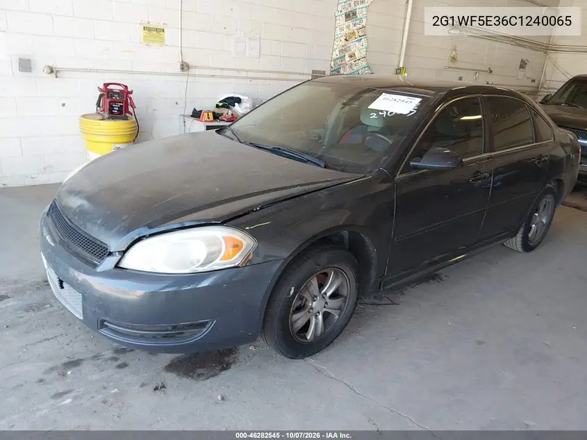 2012 CHEVROLET IMPALA VIN 2G1WF5E36C1240065 — фото 2