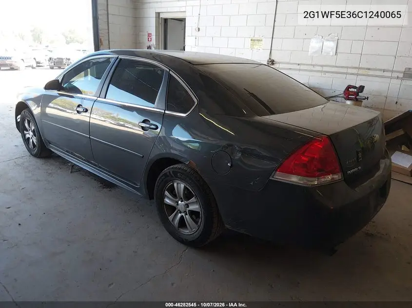 2012 CHEVROLET IMPALA VIN 2G1WF5E36C1240065 — фото 3