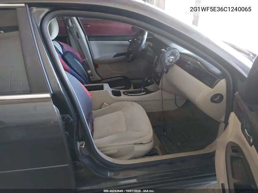 2012 CHEVROLET IMPALA VIN 2G1WF5E36C1240065 — фото 5