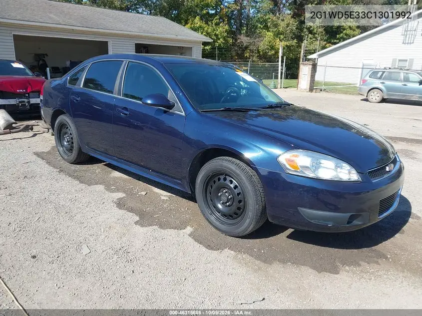 CHEVROLET IMPALA 2012, VIN 2G1WD5E33C1301992