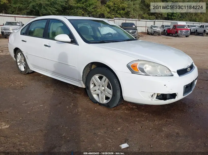 CHEVROLET IMPALA 2012, VIN 2G1WC5E33C1184224
