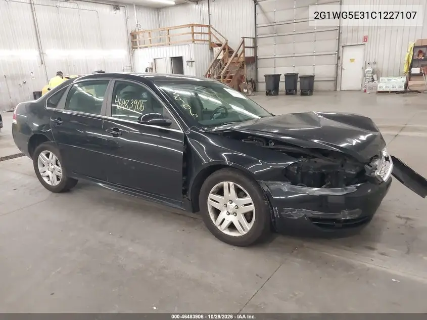 CHEVROLET IMPALA 2012, VIN 2G1WG5E31C1227107