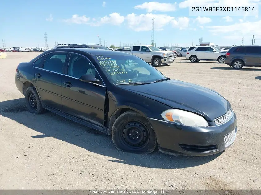 CHEVROLET IMPALA 2013, VIN 2G1WB5E3XD1145814