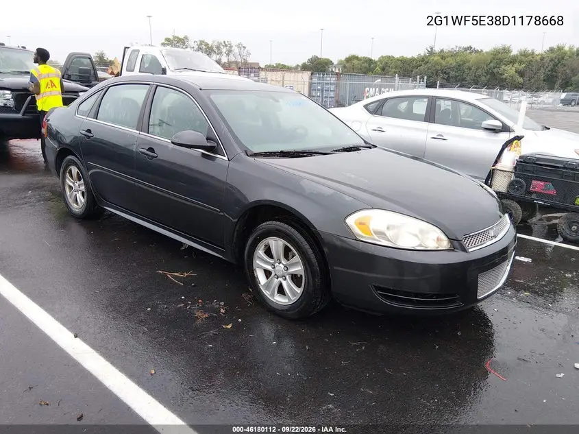 CHEVROLET IMPALA 2013, VIN 2G1WF5E38D1178668