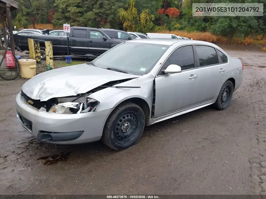 2013 CHEVROLET IMPALA VIN 2G1WD5E31D1204792 — фото 2