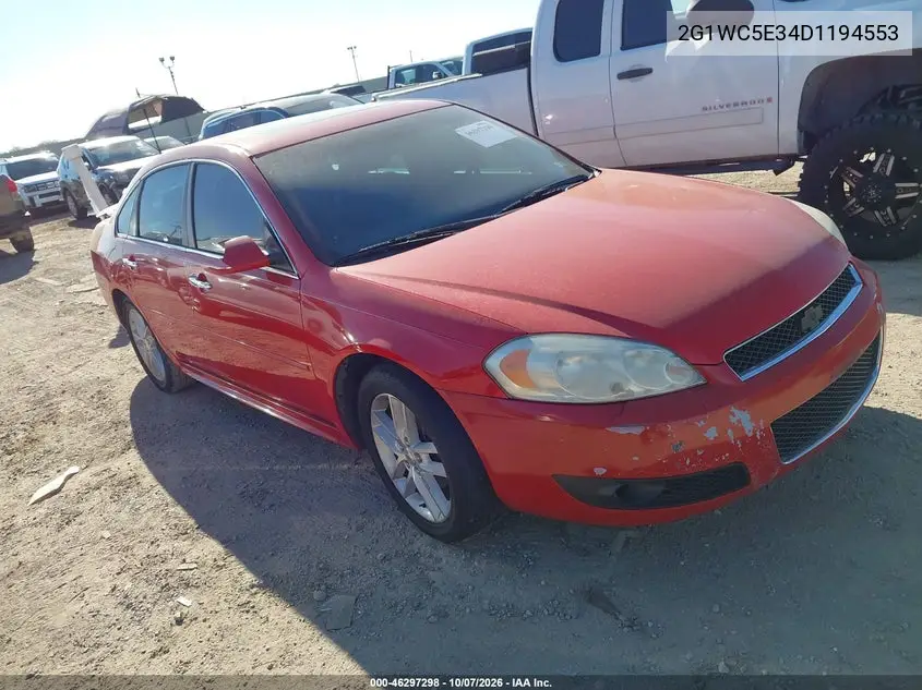 CHEVROLET IMPALA 2013, VIN 2G1WC5E34D1194553