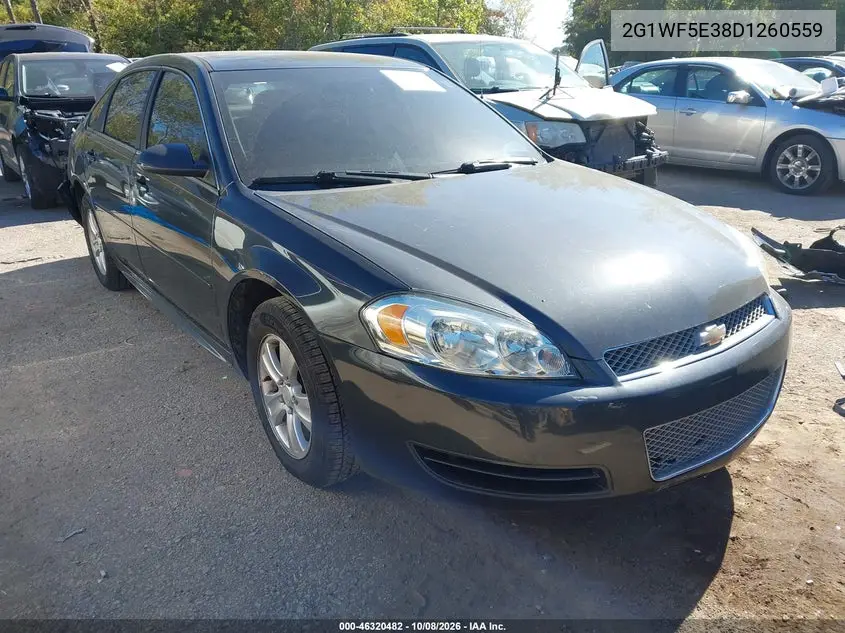 CHEVROLET IMPALA 2013, VIN 2G1WF5E38D1260559