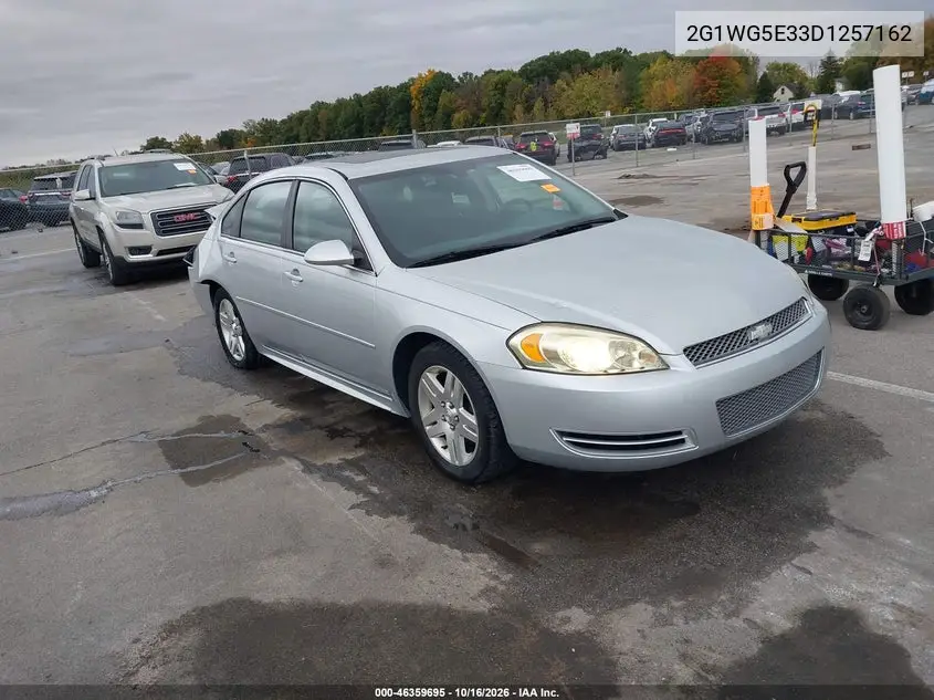 CHEVROLET IMPALA 2013, VIN 2G1WG5E33D1257162