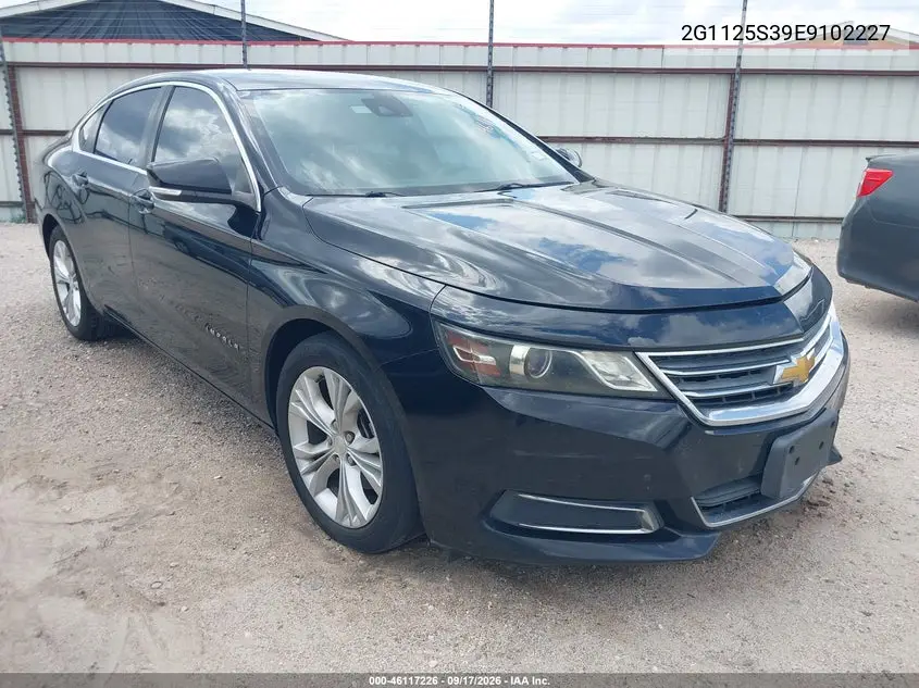 CHEVROLET IMPALA 2014, VIN 2G1125S39E9102227