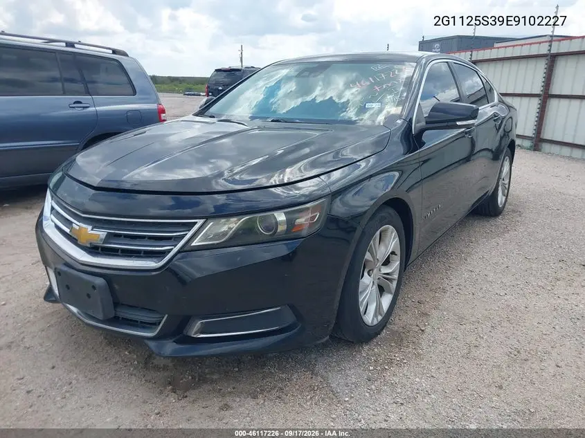 2014 CHEVROLET IMPALA VIN 2G1125S39E9102227 — фото 2