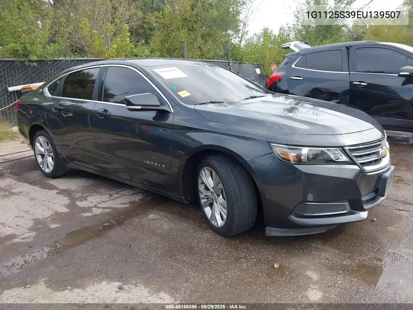 CHEVROLET IMPALA 2014, VIN 1G1125S39EU139507