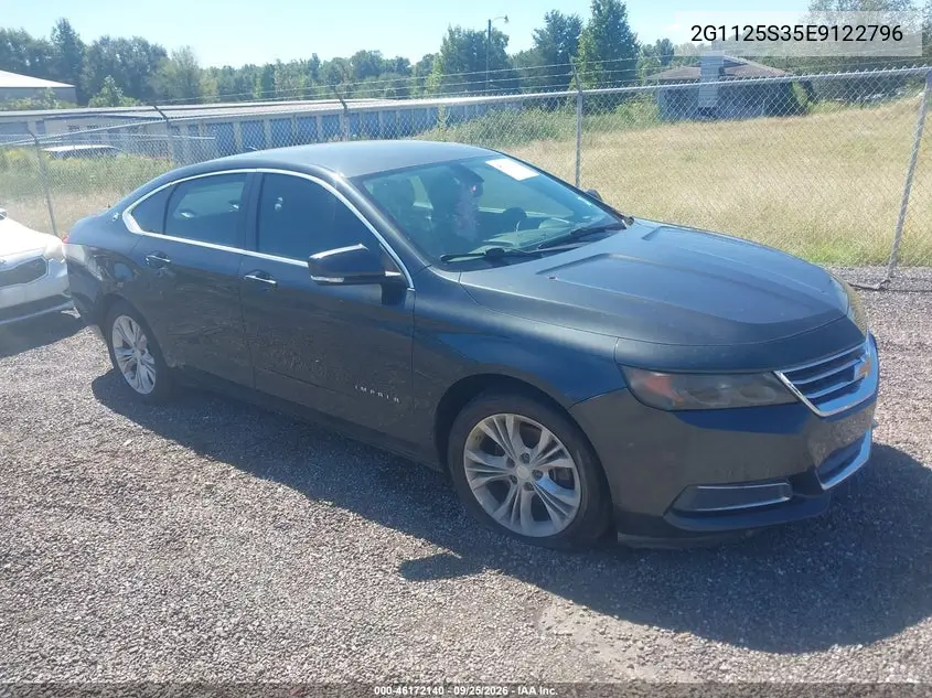 CHEVROLET IMPALA 2014, VIN 2G1125S35E9122796