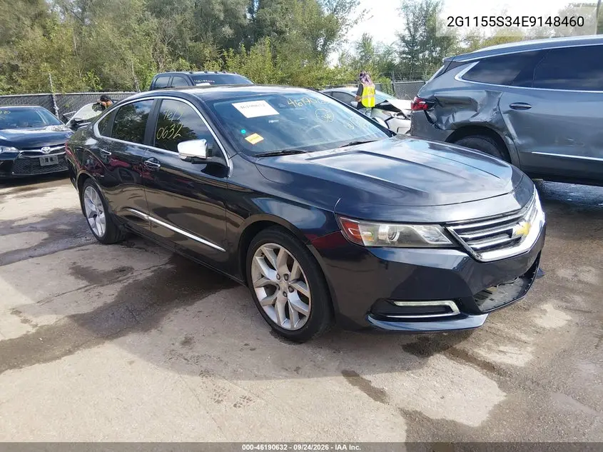 CHEVROLET IMPALA 2014, VIN 2G1155S34E9148460