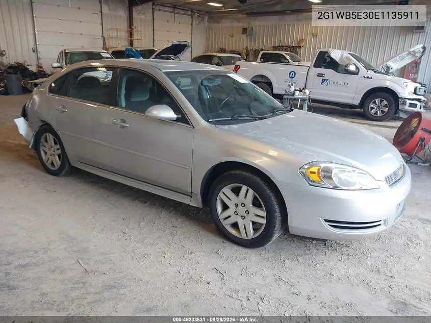 CHEVROLET IMPALA 2014, VIN 2G1WB5E30E1135911