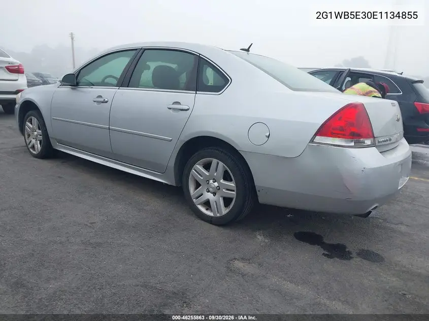 2014 CHEVROLET IMPALA VIN 2G1WB5E30E1134855 — фото 3