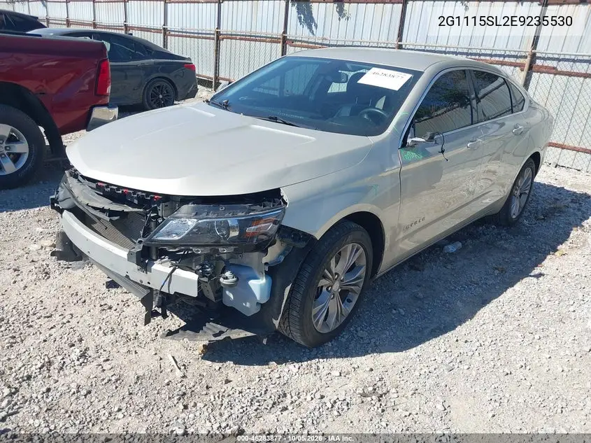 2014 CHEVROLET IMPALA VIN 2G1115SL2E9235530 — фото 2