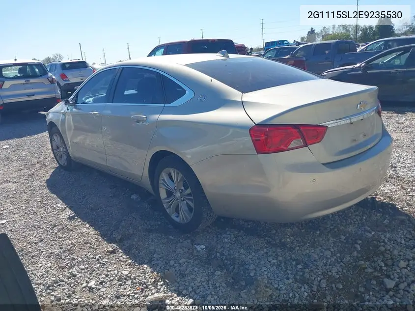 2014 CHEVROLET IMPALA VIN 2G1115SL2E9235530 — фото 3