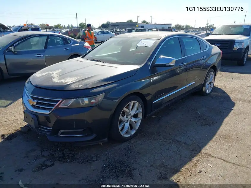 2014 CHEVROLET IMPALA VIN 1G1155S33EU130776 — фото 2