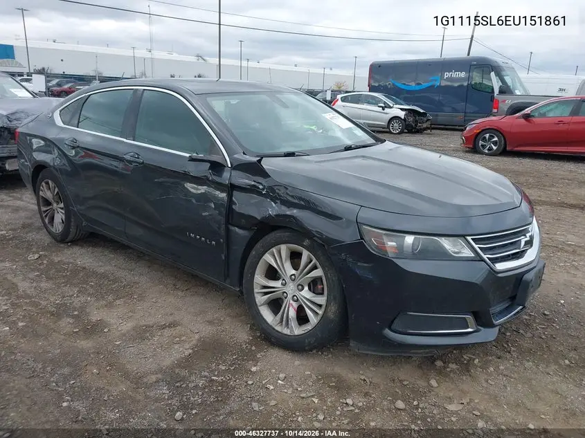 CHEVROLET IMPALA 2014, VIN 1G1115SL6EU151861