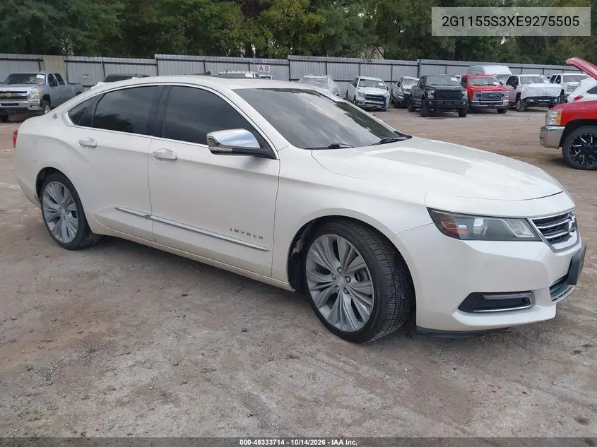 CHEVROLET IMPALA 2014, VIN 2G1155S3XE9275505
