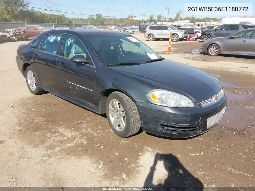 CHEVROLET IMPALA 2014, VIN 2G1WB5E36E1180772