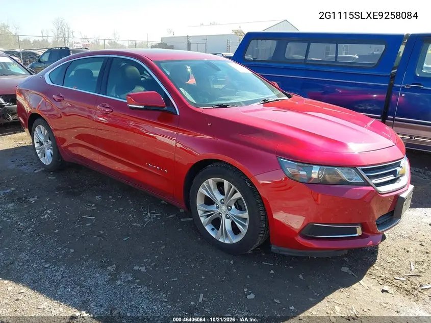 CHEVROLET IMPALA 2014, VIN 2G1115SLXE9258084