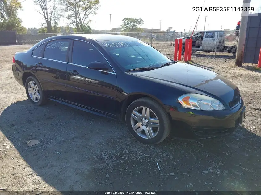 CHEVROLET IMPALA 2014, VIN 2G1WB5E35E1143339