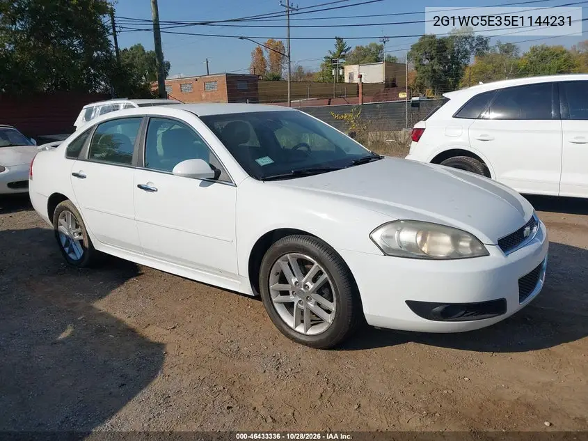 CHEVROLET IMPALA 2014, VIN 2G1WC5E35E1144231