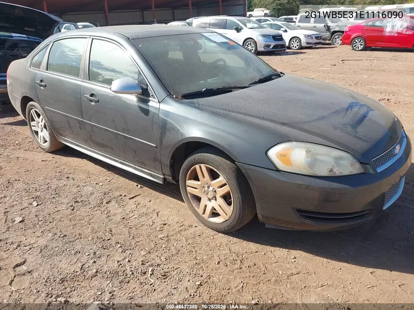CHEVROLET IMPALA 2014, VIN 2G1WB5E31E1116090