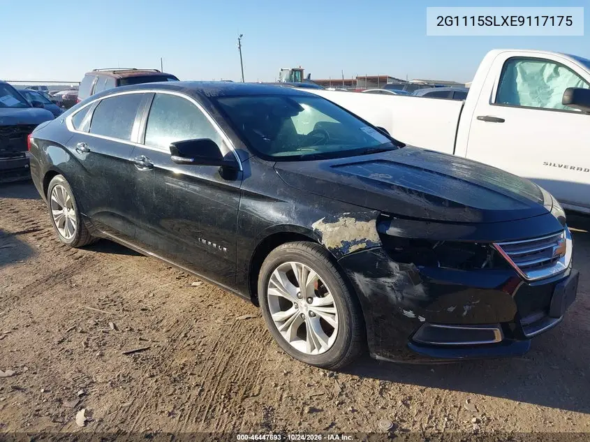 CHEVROLET IMPALA 2014, VIN 2G1115SLXE9117175