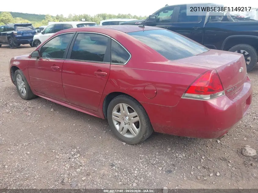 2015 CHEVROLET IMPALA VIN 2G1WB5E38F1149217 — фото 3