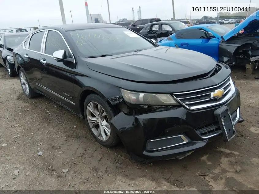 CHEVROLET IMPALA 2015, VIN 1G1115SL2FU100441