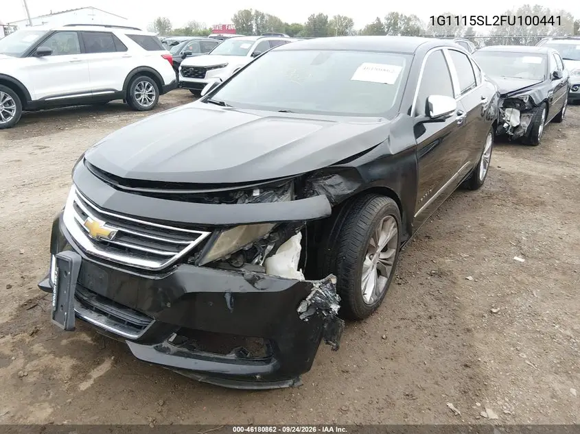2015 CHEVROLET IMPALA VIN 1G1115SL2FU100441 — фото 2