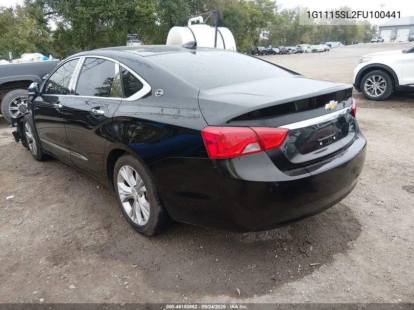 2015 CHEVROLET IMPALA VIN 1G1115SL2FU100441 — фото 3