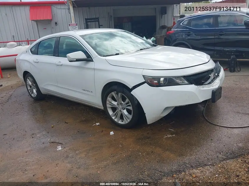 CHEVROLET IMPALA 2015, VIN 2G1125S37F9134711