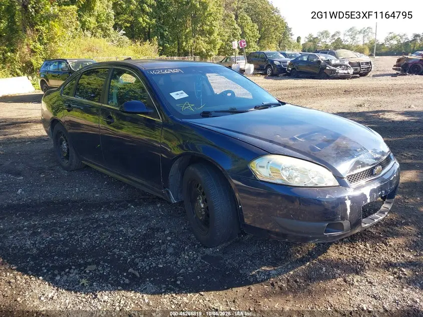 CHEVROLET IMPALA 2015, VIN 2G1WD5E3XF1164795