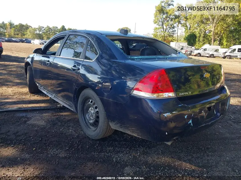 2015 CHEVROLET IMPALA VIN 2G1WD5E3XF1164795 — фото 3