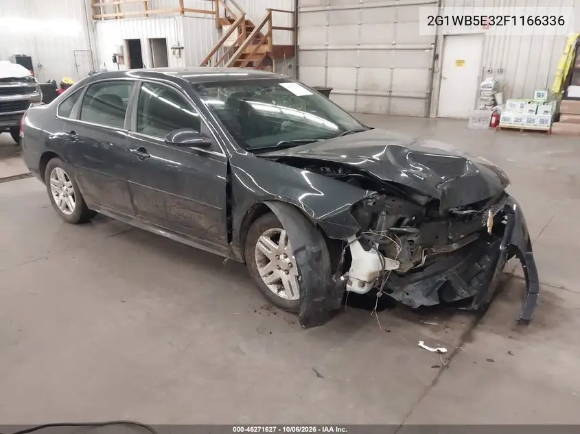 CHEVROLET IMPALA 2015, VIN 2G1WB5E32F1166336